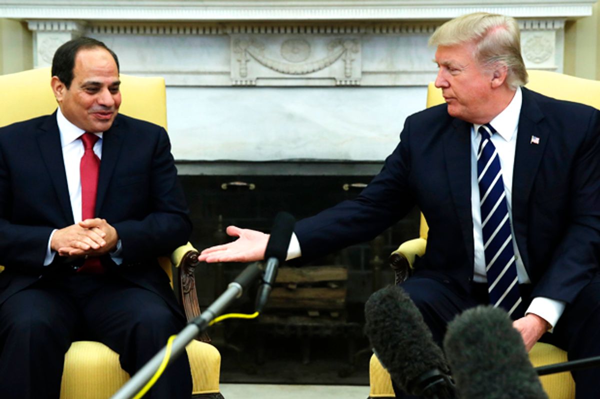 Abdel Fattah al-Sisi and Donald Trump   (AP/Evan Vucci)