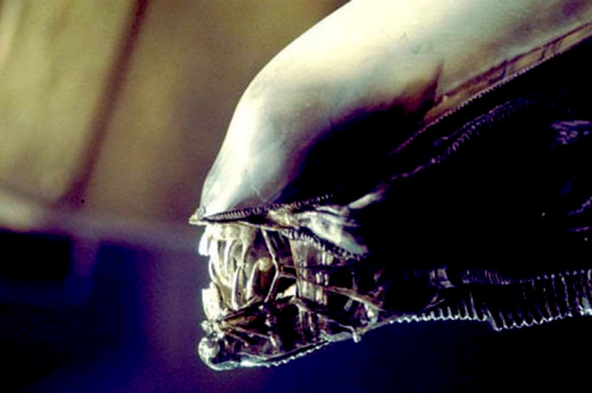 Bolaji Badejo as Xenomorph in "Alien" (Twentieth Century Fox/Robert Penn)