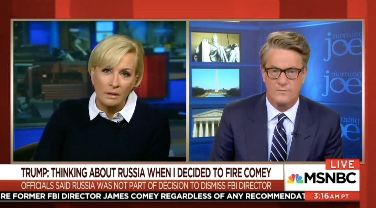 MSNBC host Mika Brzezinski blasted CNN for seeking "ratings crack" by interviewing President Donald Trump's adviser Kellyanne Conway. (Screenshot)