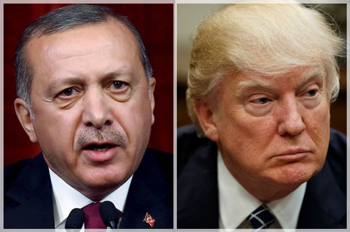 Recep Tayyip Erdogan; Donald Trump   (AP/Kayhan Ozer Presidential Press Service/Evan Vucci)