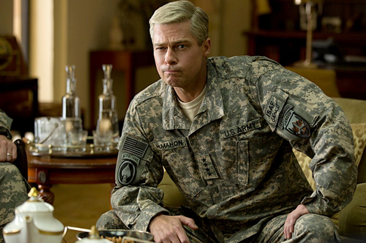 Brad Pitt in "War Machine" (Netflix/Francois Duhamel)