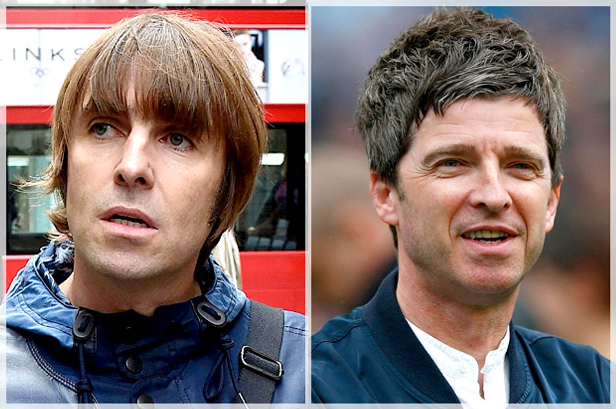 Liam Gallagher; Noel Gallagher   (AP/Reuters/Darren Staples)