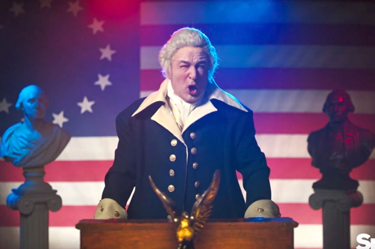 A Presidential Message from George Washington (Alec Baldwin) | One Night Only: Alec Baldwin (Youtube/Spike)
