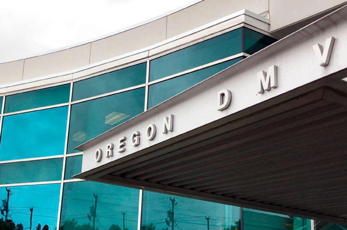 Oregon's Driver and Motor Vehicles Division (AP/Andrew Selsky)