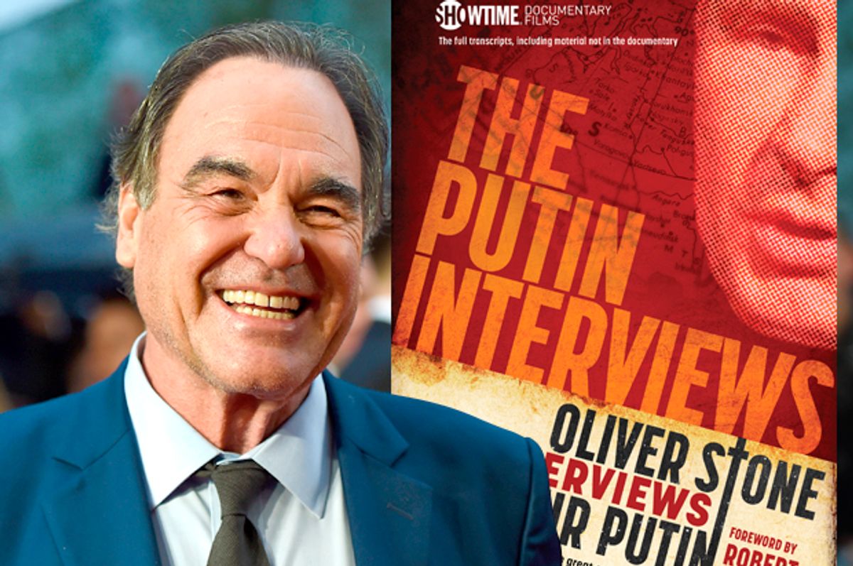 "The Putin Interviews" by Oliver Stone (Getty/Ben A. Pruchnie/Skyhorse Publishing)