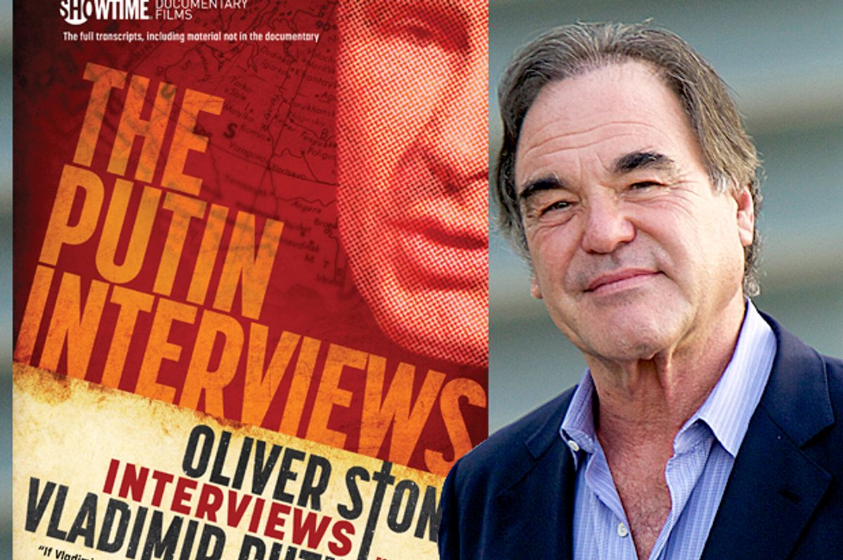 "The Putin Interviews" by Oliver Stone (Getty/Juan Naharro Gimenez/Skyhorse Publishing)