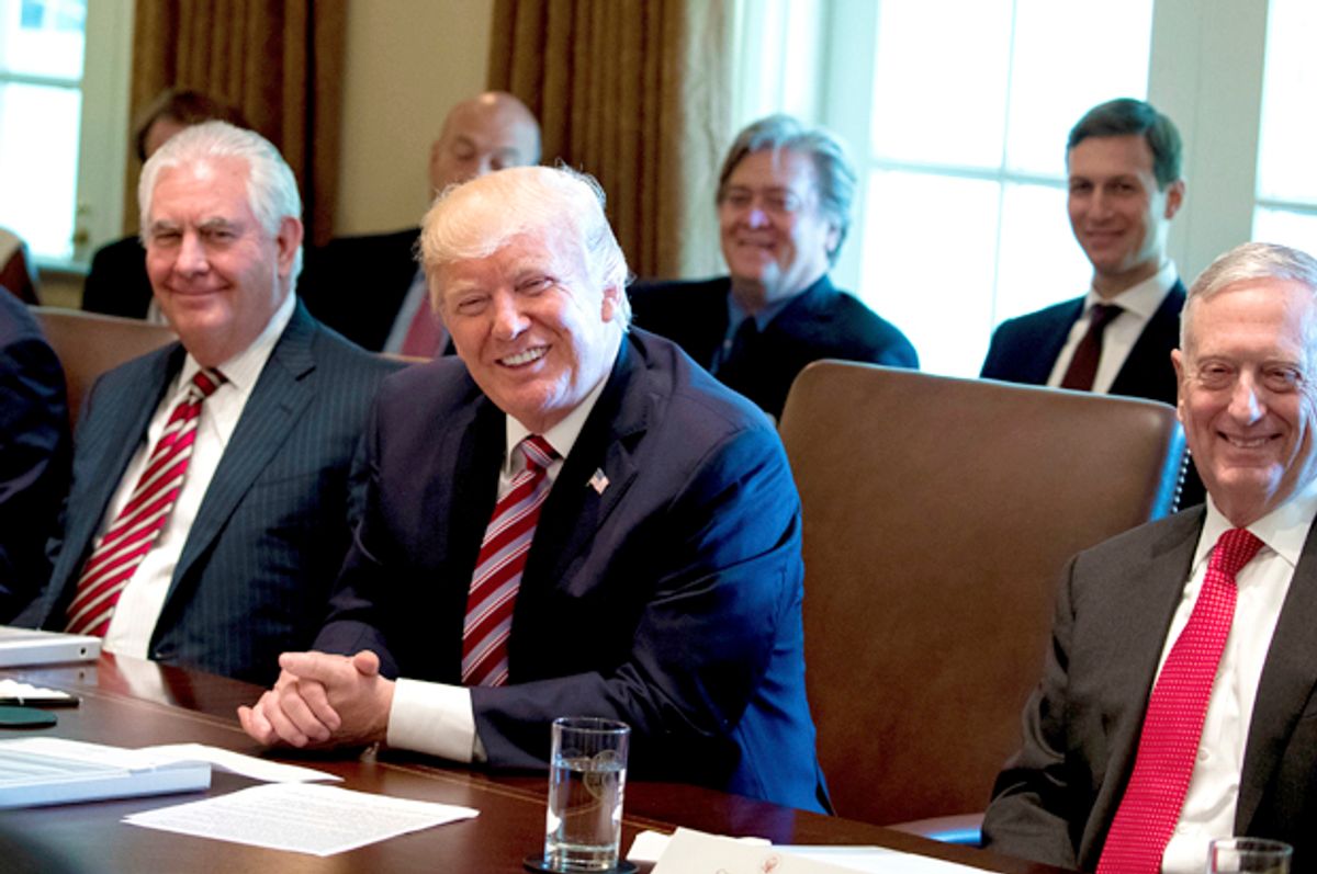Donald Trump during Cabinet Meeting (AP/Andrew Harnik)