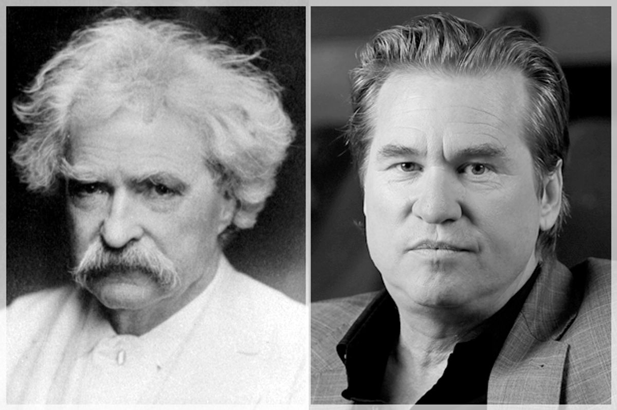 Mark Twain; Val Kilmer   (AP/Mark Humphrey)