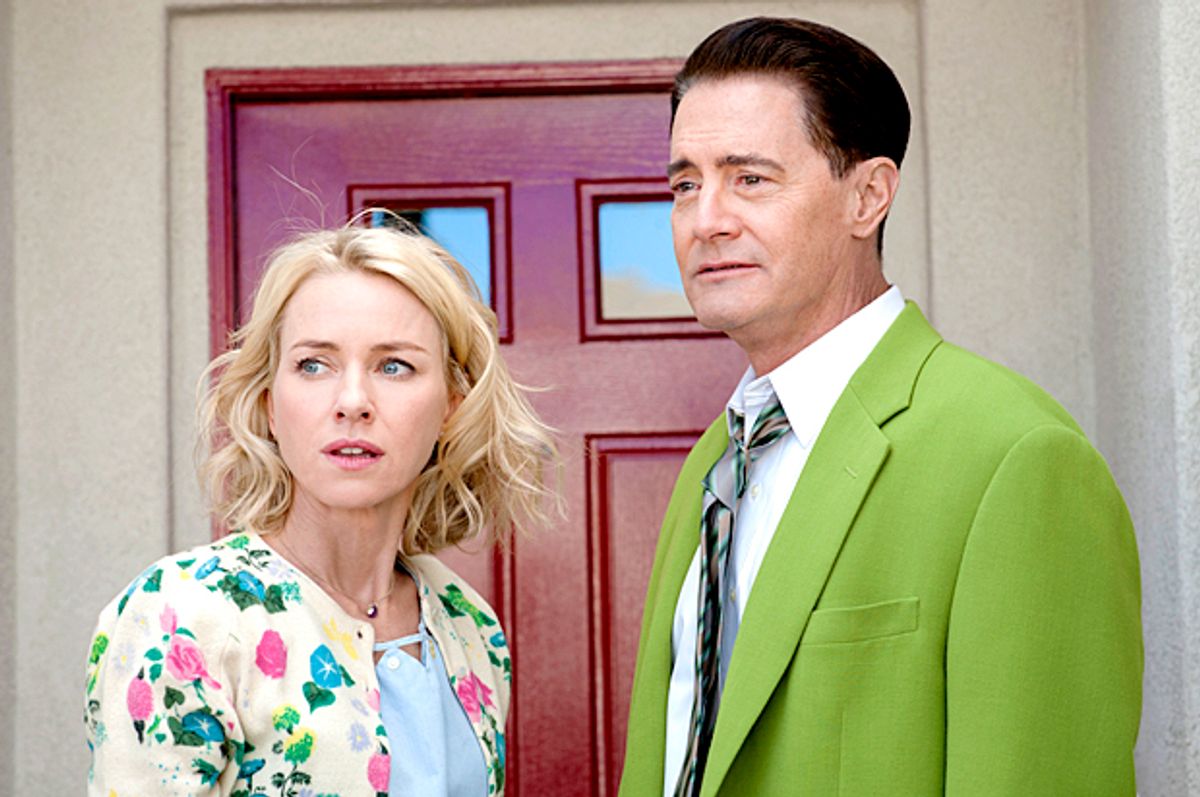 Naomi Watts and Kyle MacLachlan in "Twin Peaks" (Showtime/Suzanne Tenner)