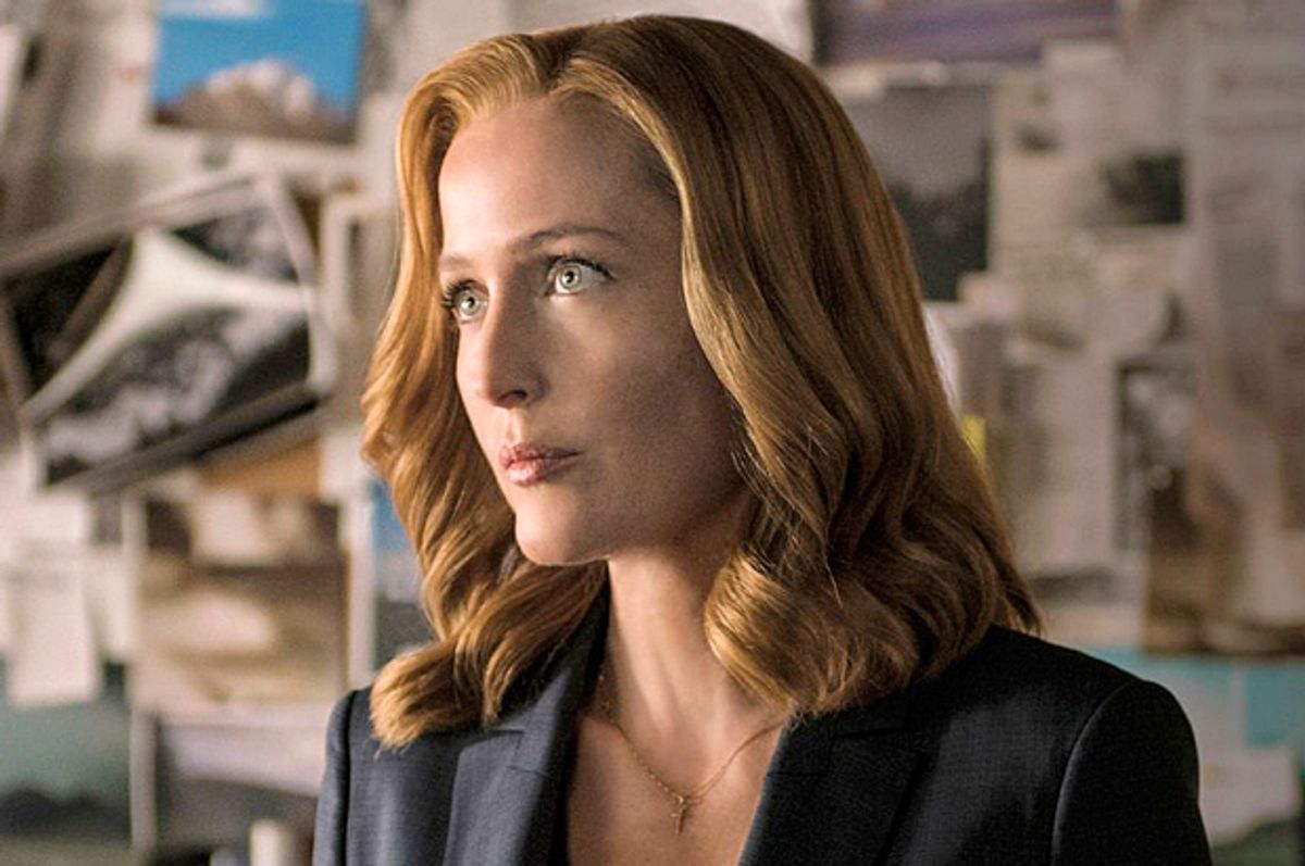 Gillian Anderson as Dana Scully in "The X-Files" (Fox Broadcasting Co.)