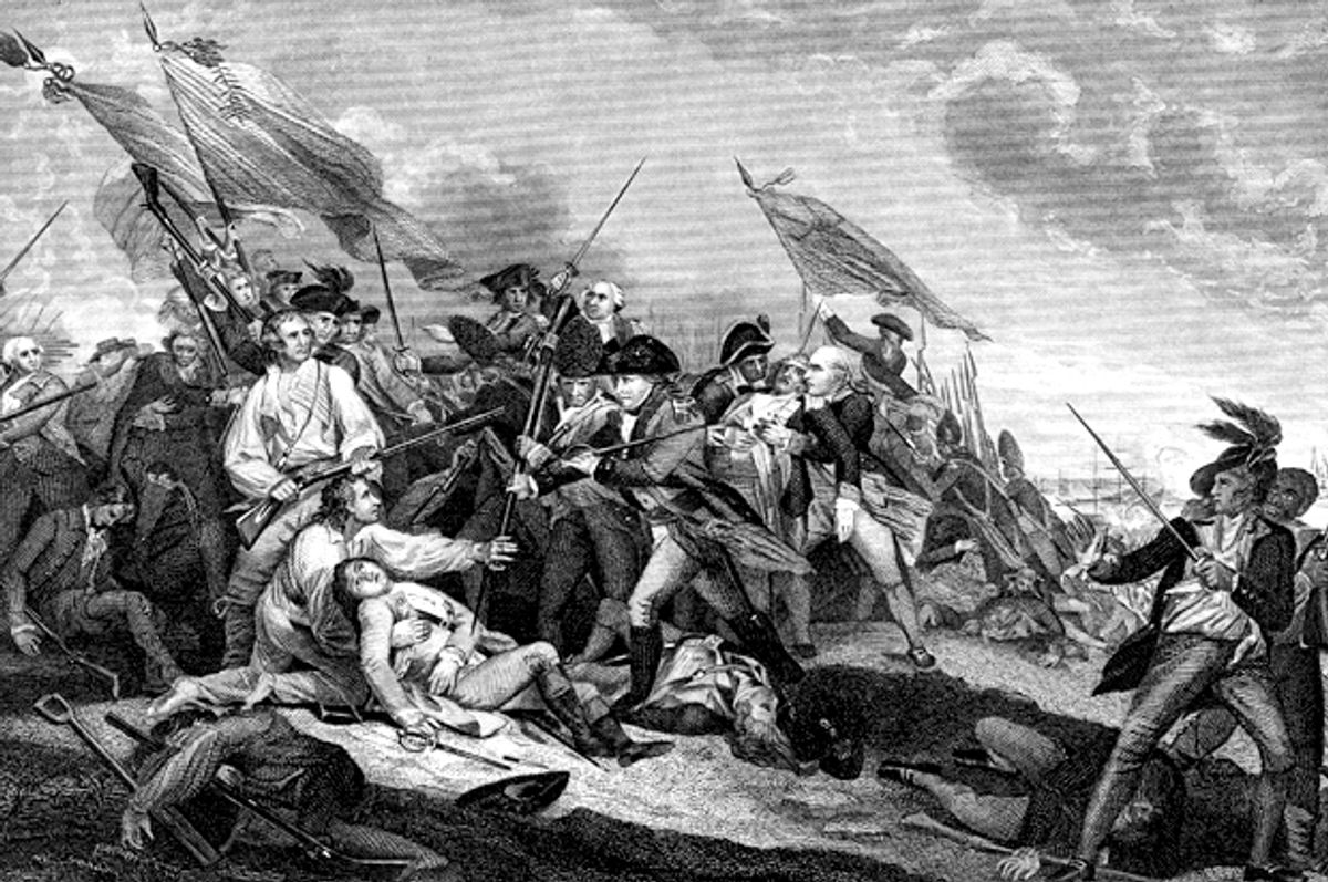 The Battle Of Bunker Hill In 1775 During The American Revolution   (Getty/traveler1116)