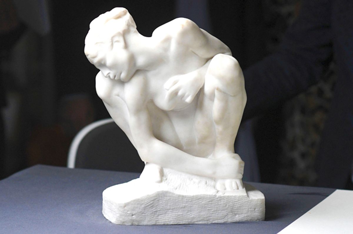"Kauernde" by Auguste Rodin (1840-1917) is part of Cornelius Gurlitt's art collection (AP/Henning Kaiser)