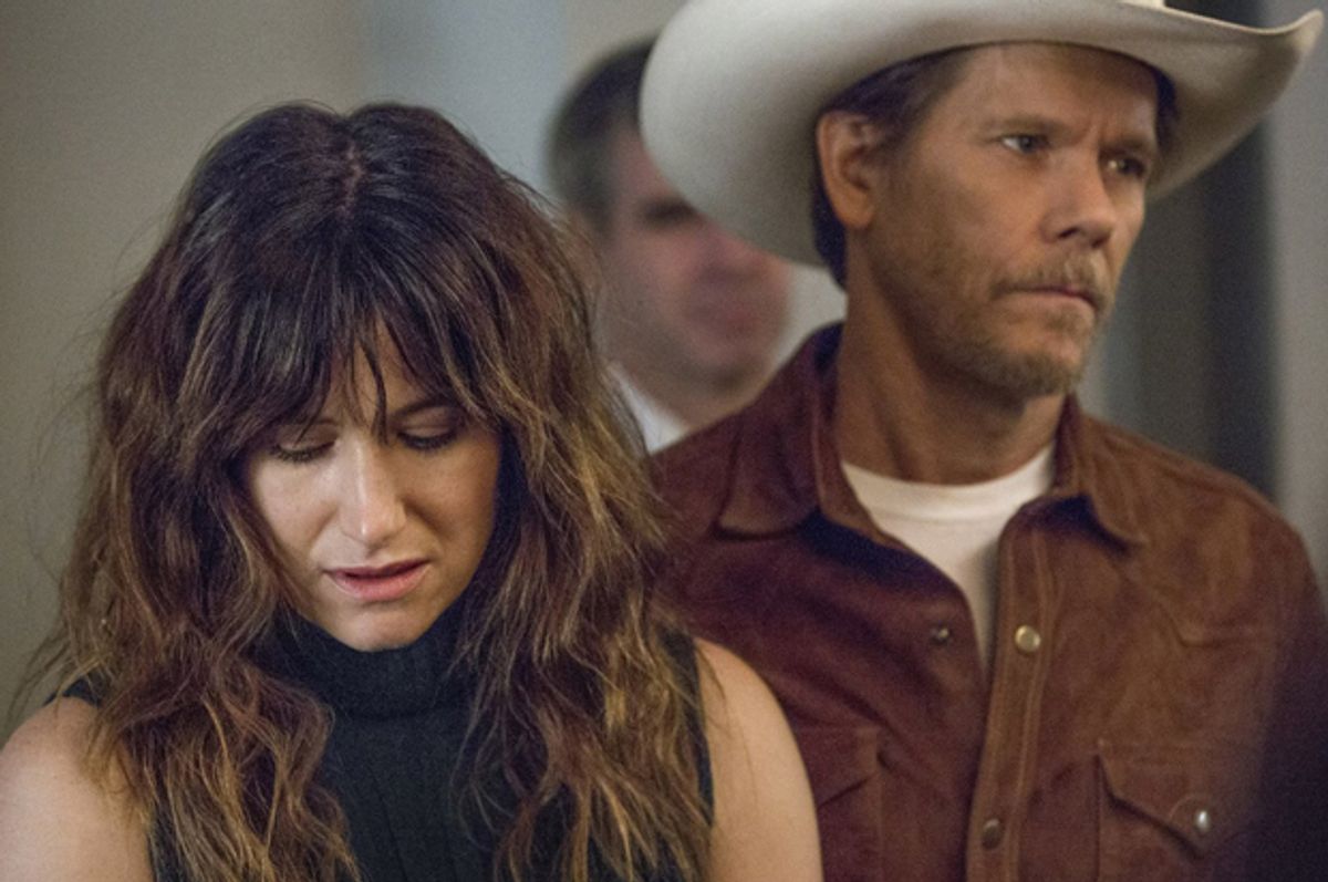 Kathryn Hahn as Chris Kraus and Kevin Bacon as Dick in "I Love Dick" (Amazon Studios)