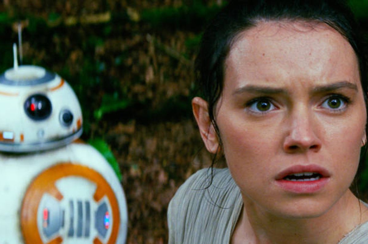 Daisy Ridley as Rey in "Star Wars: The Force Awakens" (Disney/Lucasfilm)