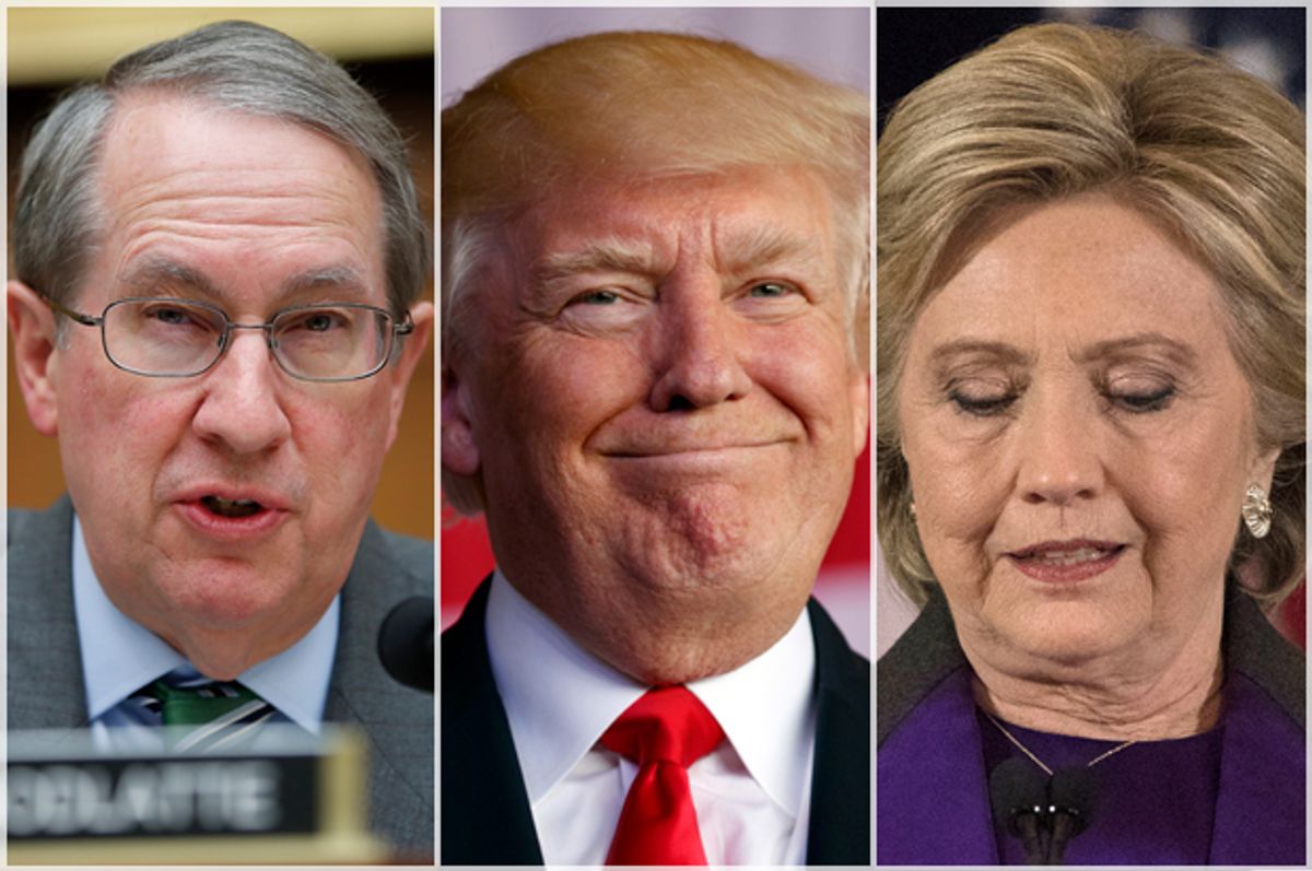 Bob Goodlatte; Donald Trump; Hilary Clinton   (AP/Alex Brandon/Evan Vucci/Matt Rourke)