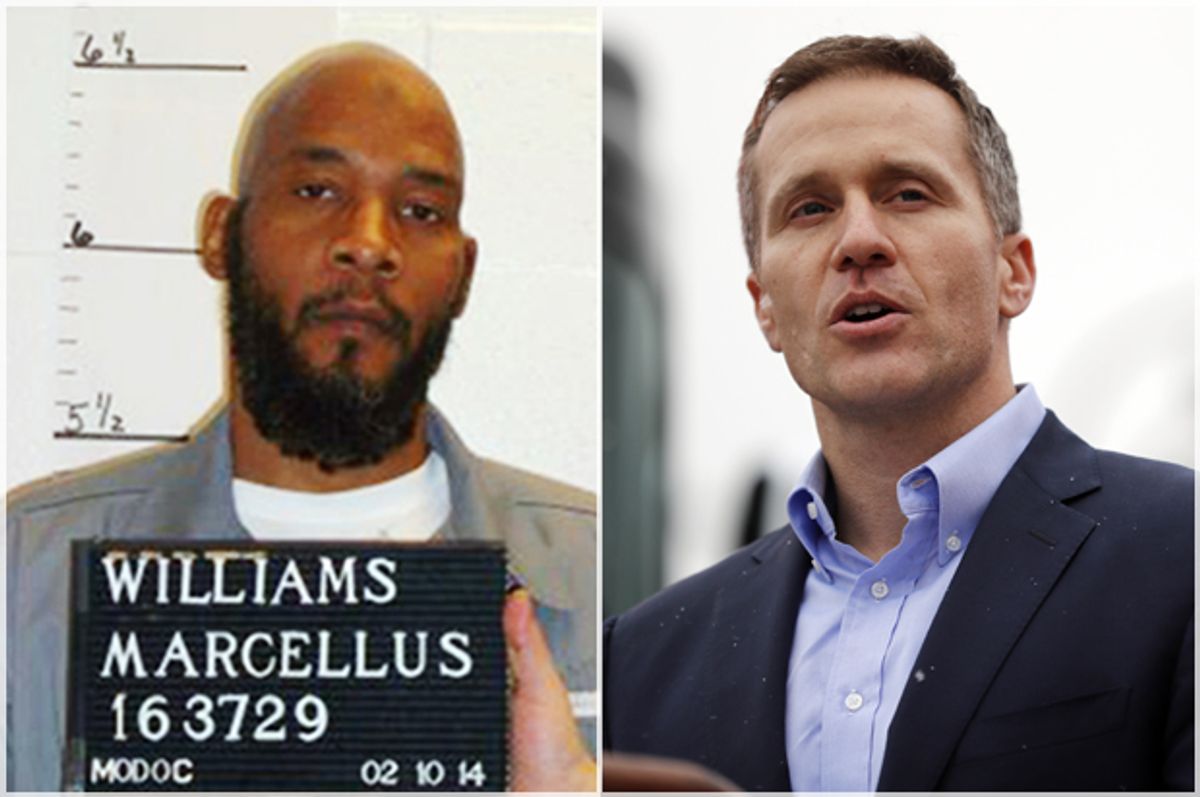 Marcellus Williams; Missouri Gov. Eric Greitens (AP/Missouri Department of Corrections/Jeff Roberson)
