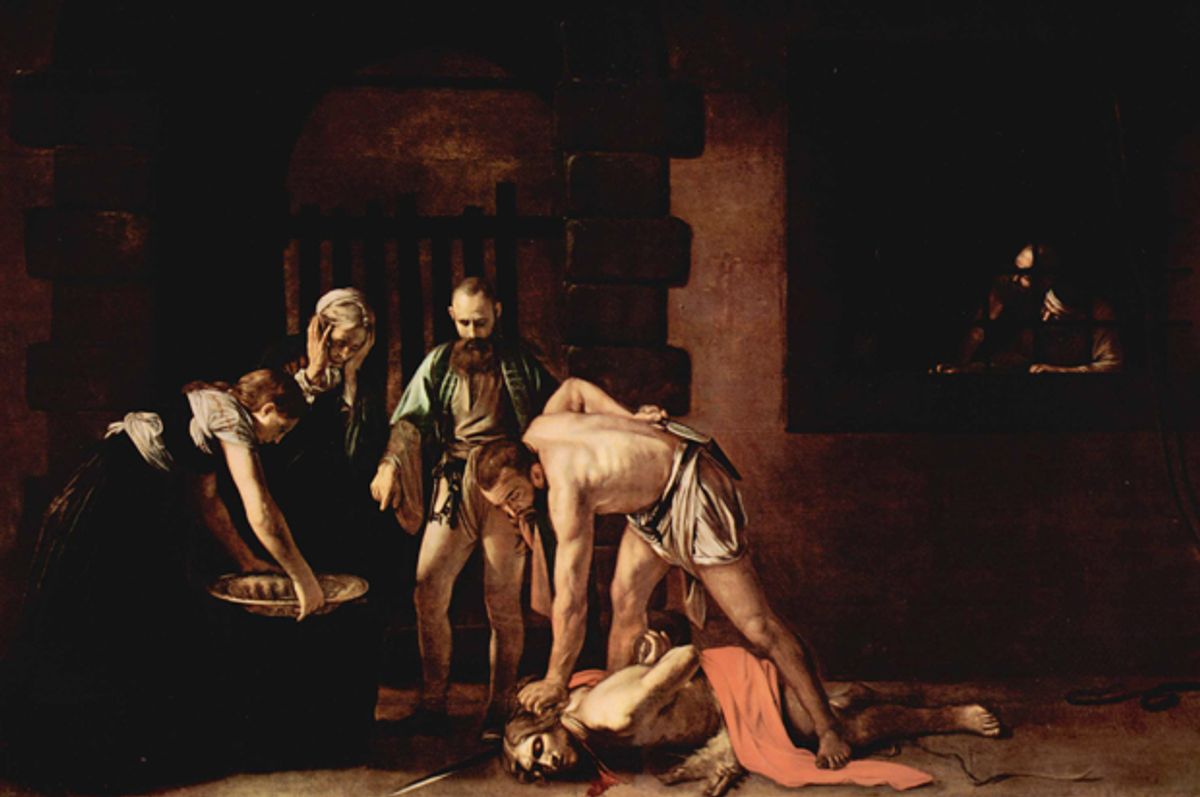 "Beheading of Saint John the Baptist" by Michelangelo Merisi da Caravaggio (Wikimedia)