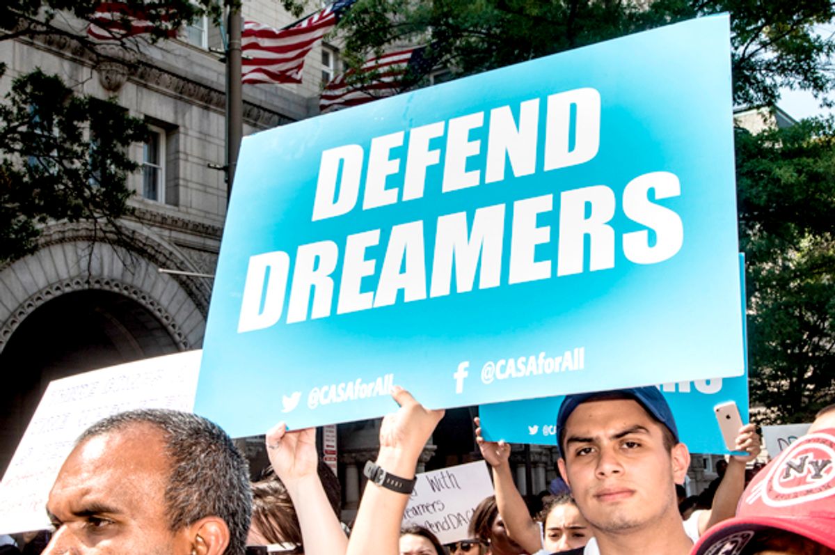 Supporters of the Deferred Action for Childhood Arrivals (Jeff Malet Photography)
