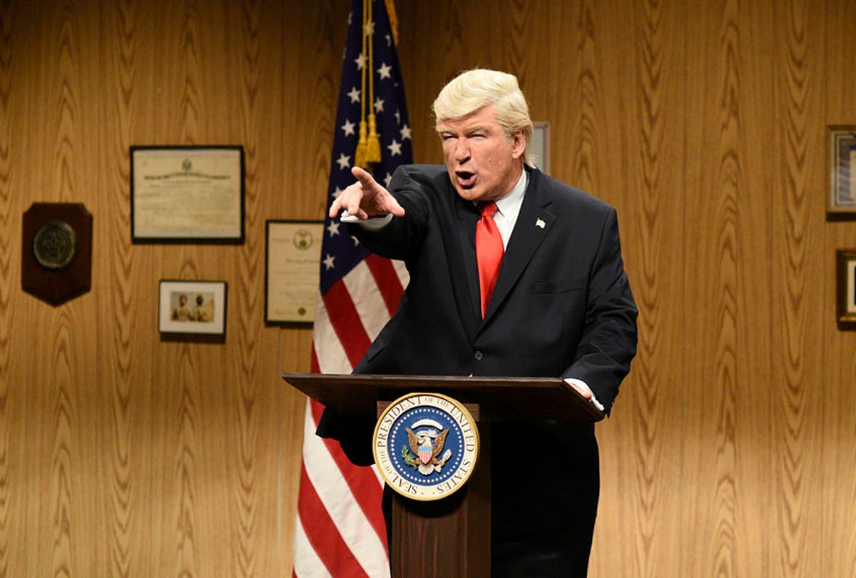 Alec Baldwin as President Donald Trump on "Saturday Night Live" (NBC/Will Heath)