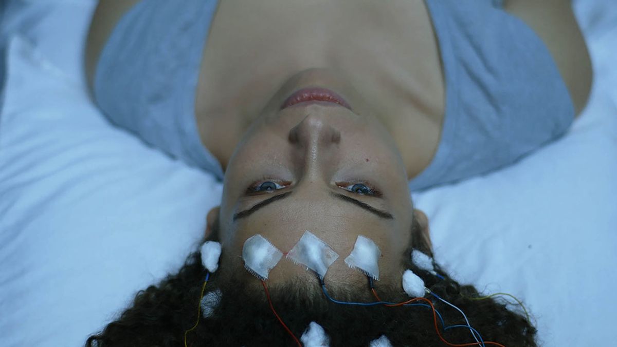 Jennifer Brea appears in <i>Unrest</i> by Jennifer Brea, an official selection of the U.S. Documentary Competition at the 2017 Sundance Film Festival. Courtesy of Sundance Institute . (Photo by Sam Heesen)
