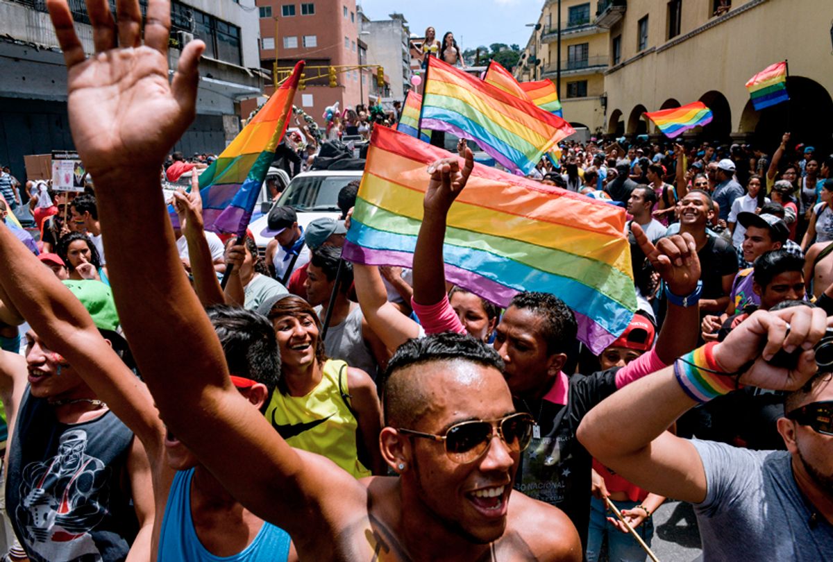 A Gay Pride Parade in Caracas, Venezuela, July 12, 2015. (Getty/Federico Parra)