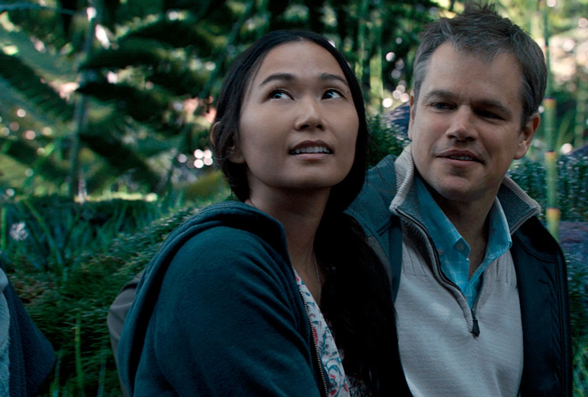 Hong Chau and Matt Damon in "Downsizing" (Paramount Pictures)