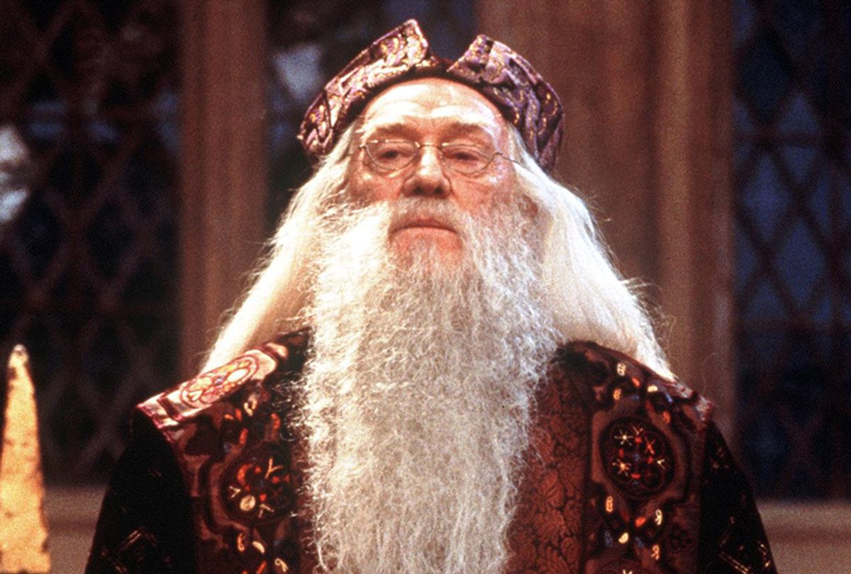 Richard Harris as Professor Dumbledore in "Harry Potter and the Sorcerer's Stone" (Warner Bros. Pictures)