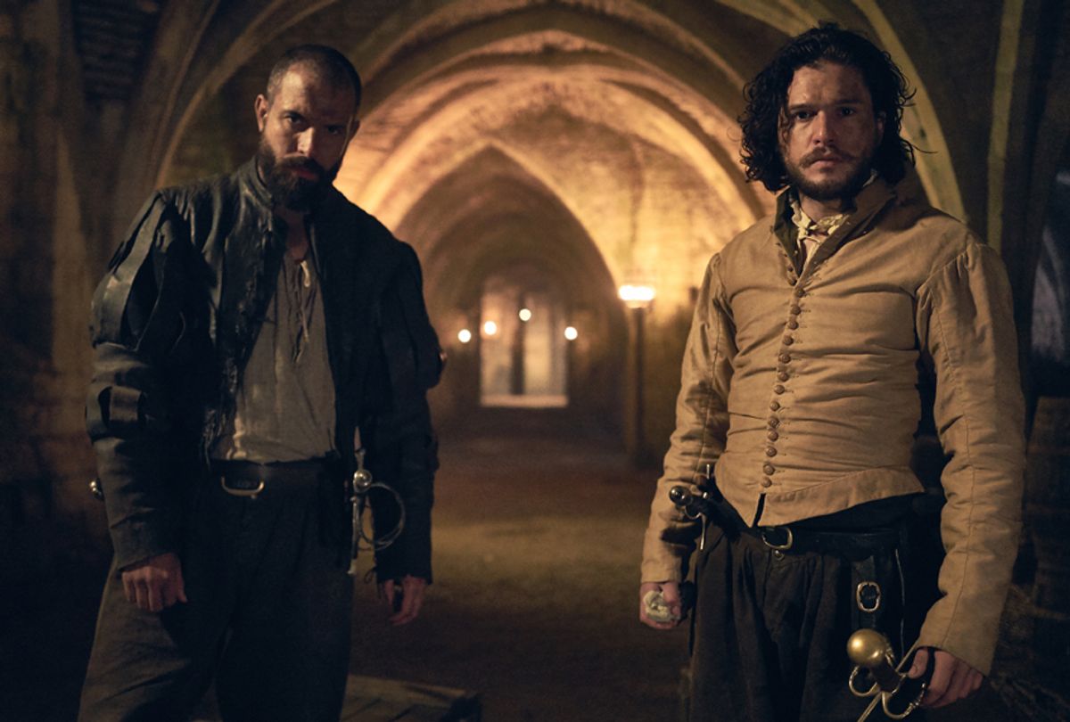 Tom Cullen and Kit Harington in "Gunpowder" (HBO/HBRobert Viglasky)
