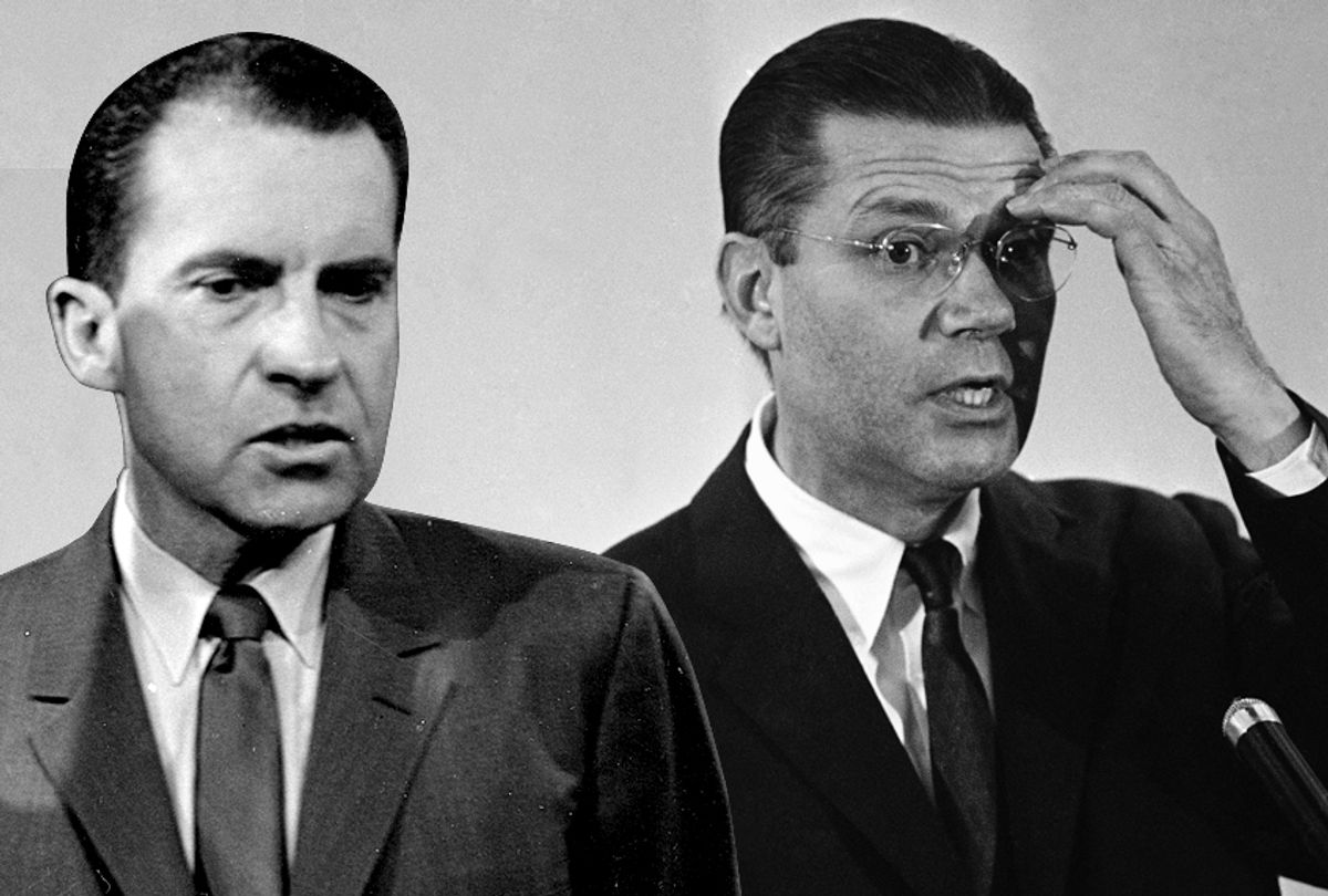 Richard Nixon; Robert McNamara (AP/Harvey Georges/Salon)