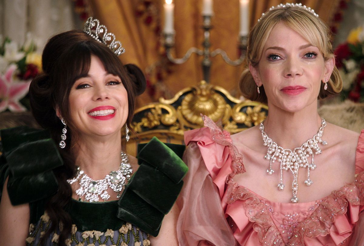 Natasha Leggero and Riki Lindhome in "Another Period" (Comedy Central)