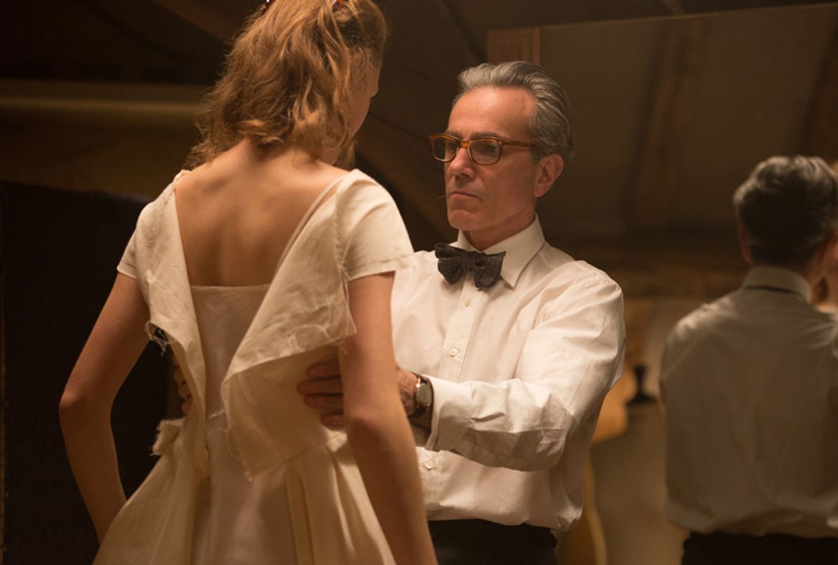 Vicky Krieps and Daniel Day-Lewis in "Phantom Thread" (Focus Features/Laurie Sparham)