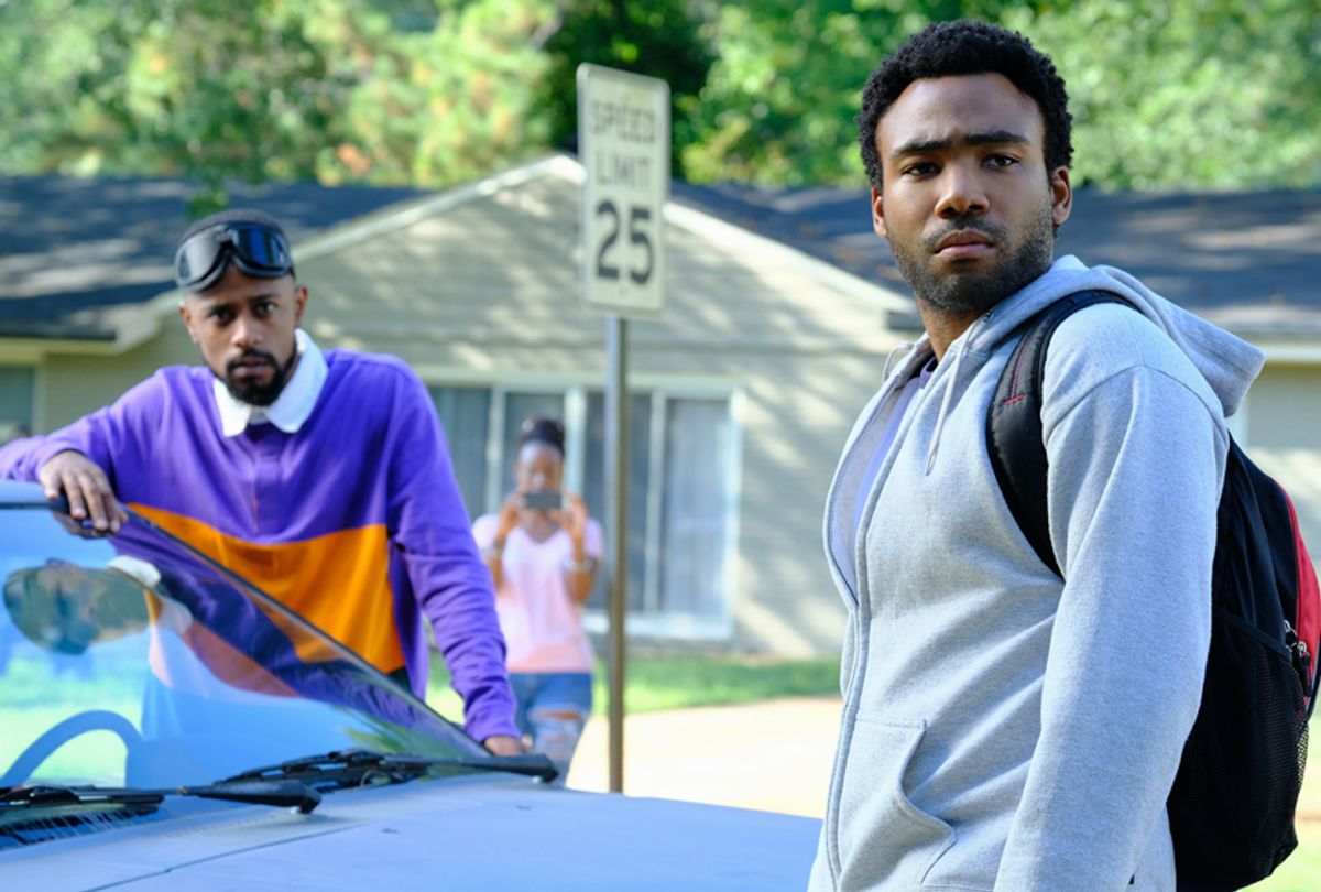 Lakeith Stanfield and Donald Glover in "Atlanta" (FX/Guy D'Alema)