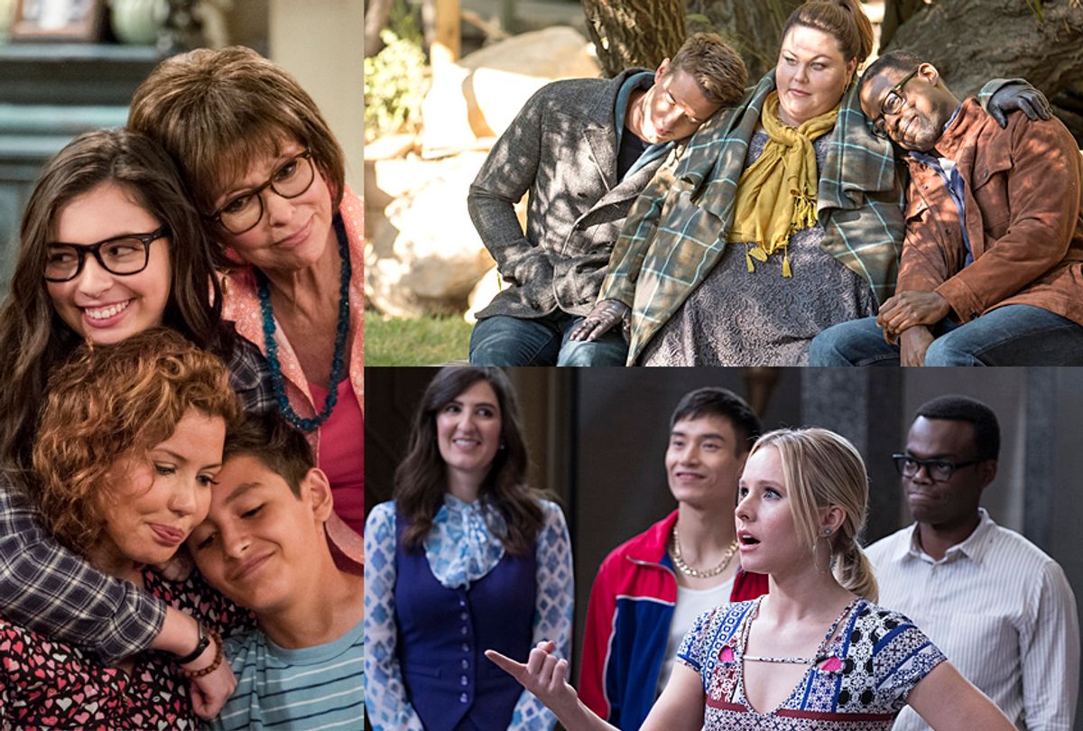 "One Day At A Time;" "This Is Us;" "The Good Place" (Netflix/NBC)
