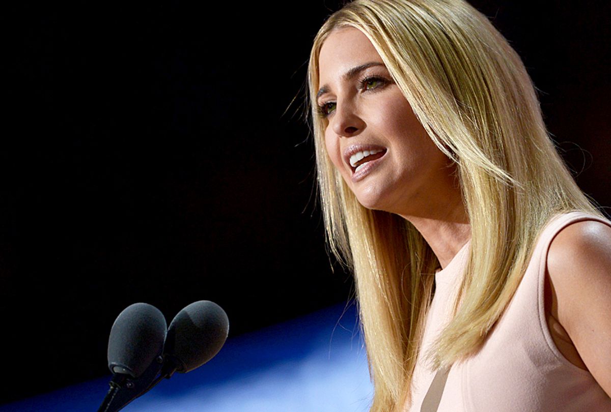 Ivanka Trump speaks on the last day of the Republican National Convention (Getty/Brendan Smialowski)