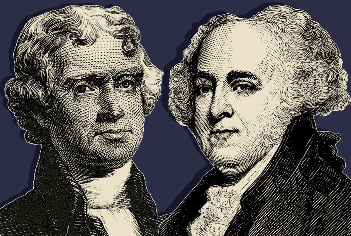 Thomas Jefferson; John Adams (Getty/Photo Montage by Salon)