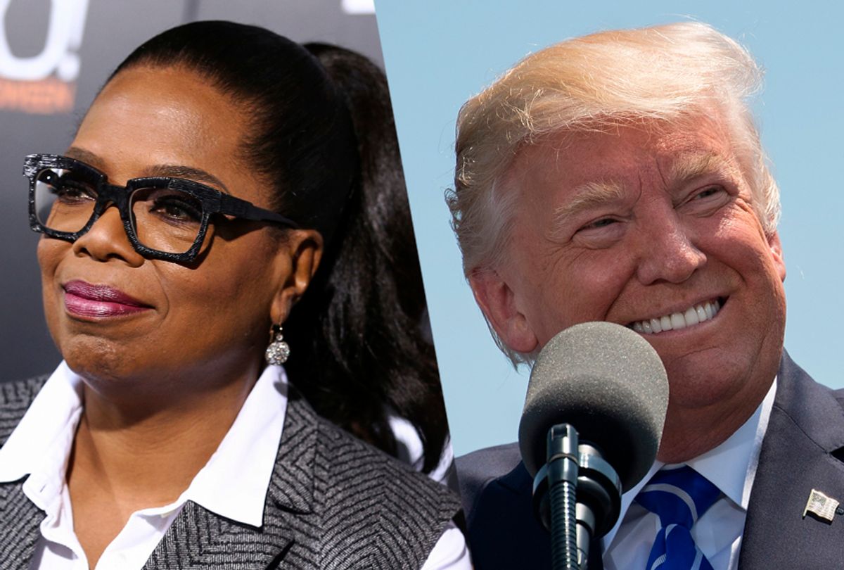 Oprah Winfrey; Donald Trump (AP/Getty)