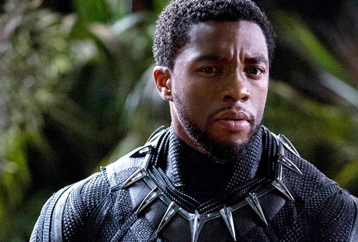 Chadwick Boseman as T'Challa/Black Panther in "Black Panther" (Marvel Studios)
