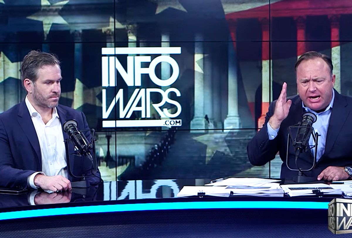 Mike Cernovich and Alex Jones on "Infowars" (YouTube/The Alex Jones Channel)