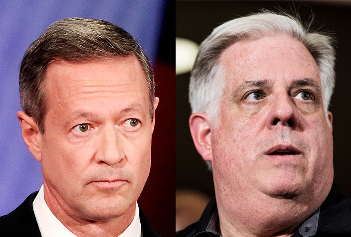 Martin O'Malley; Larry Hogan (Getty Images)