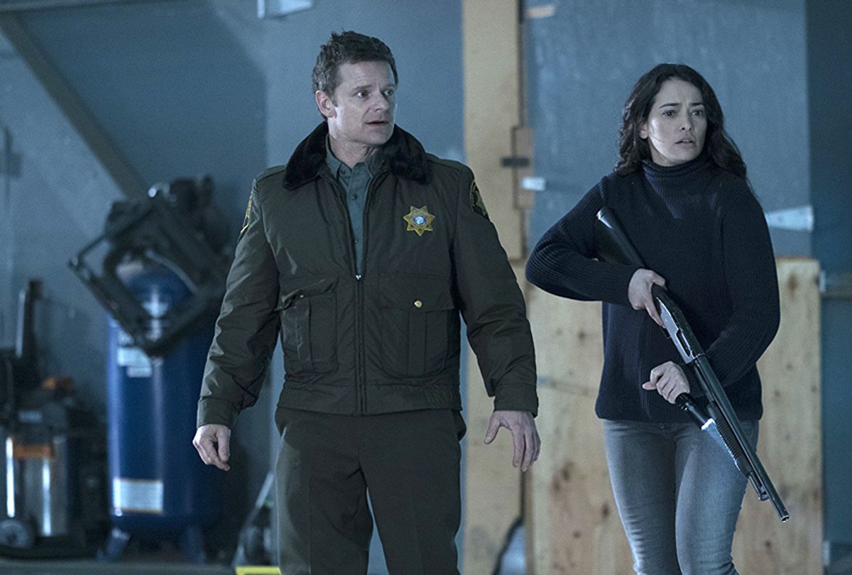 Steve Zahn and Natalie Martinez in "The Crossing" (ABC)
