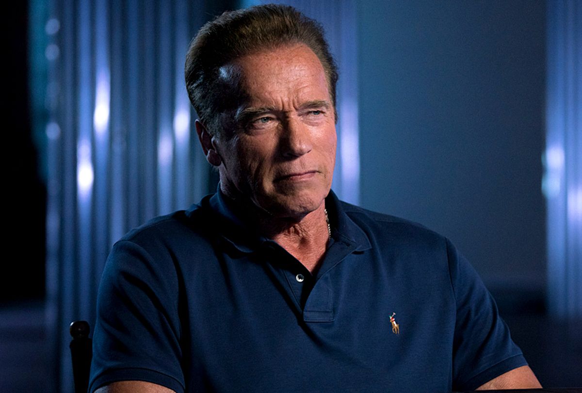 Arnold Schwarzenegger on "AMC Visionaries: James Cameron's Story of Science Fiction" (AMC/Michael Moriatis)