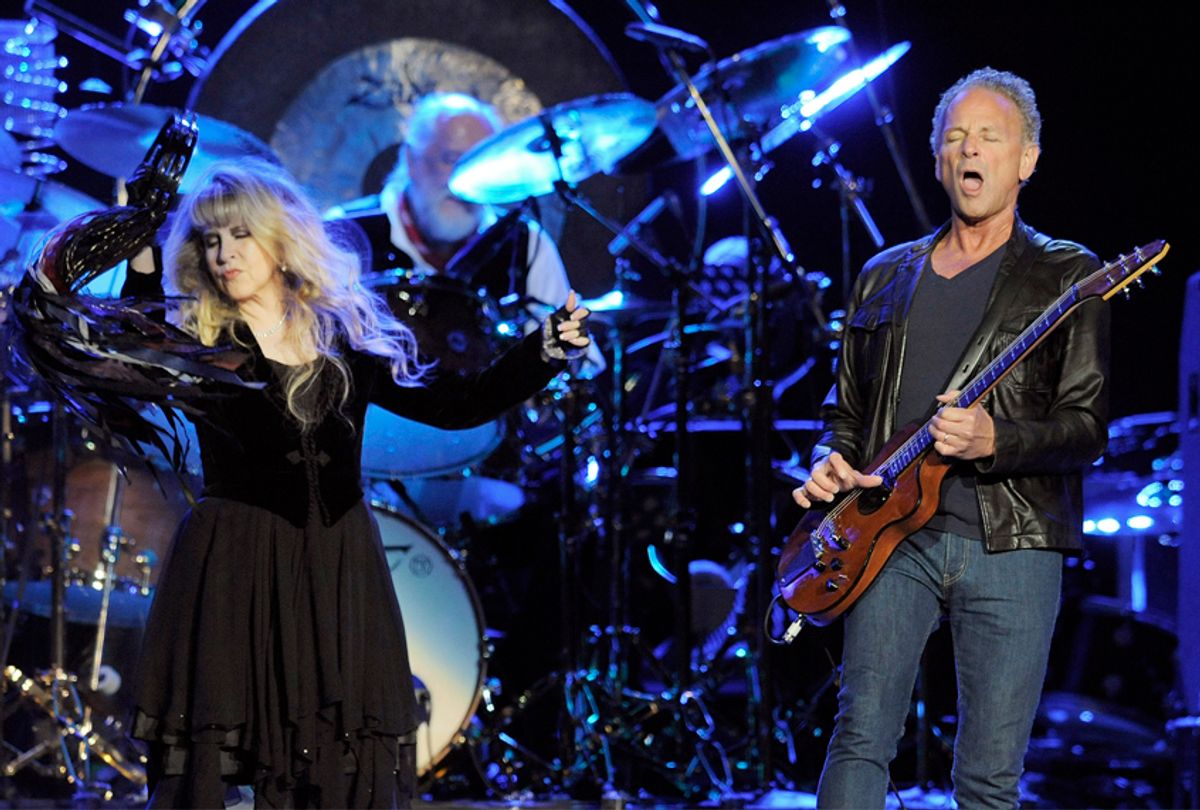 Stevie Nicks, left, and Lindsey Buckingham, formerly of Fleetwood Mac (AP/Chris Pizzello)