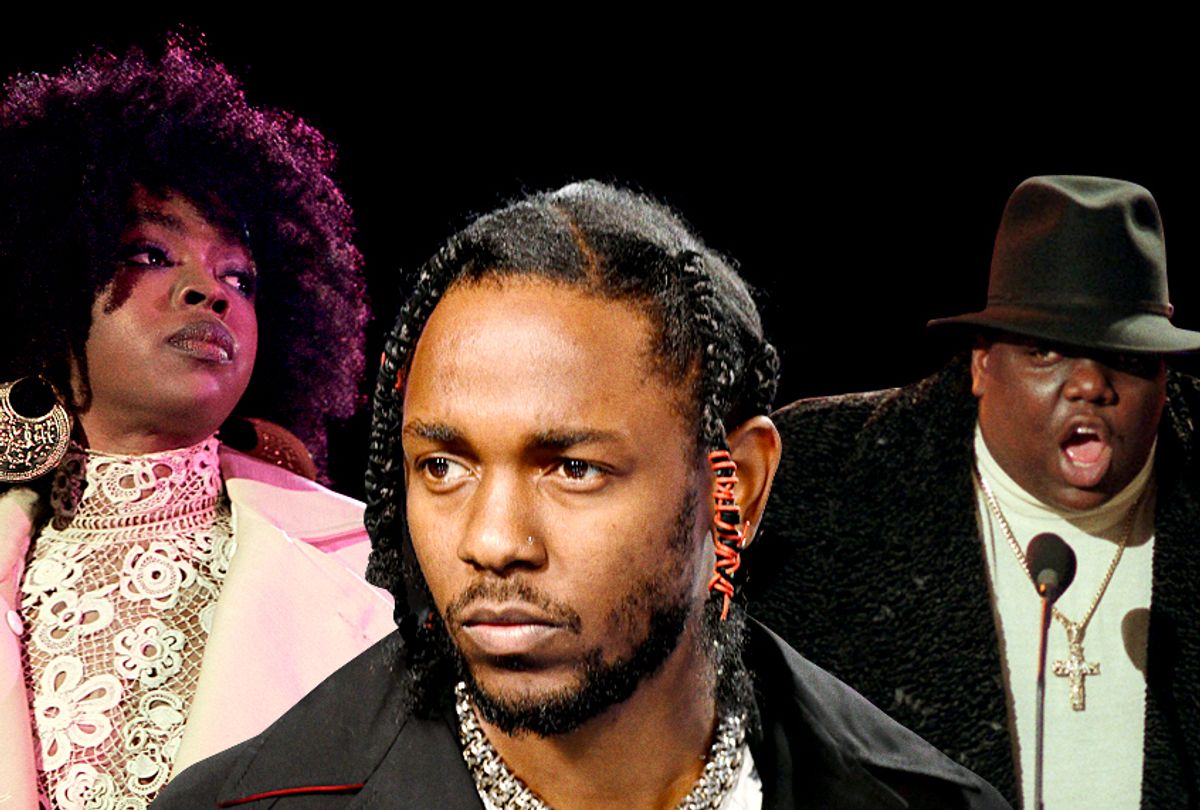 Lauryn Hill; Kendrick Lamar; Notorious B.I.G. (Getty/AP/Salon)