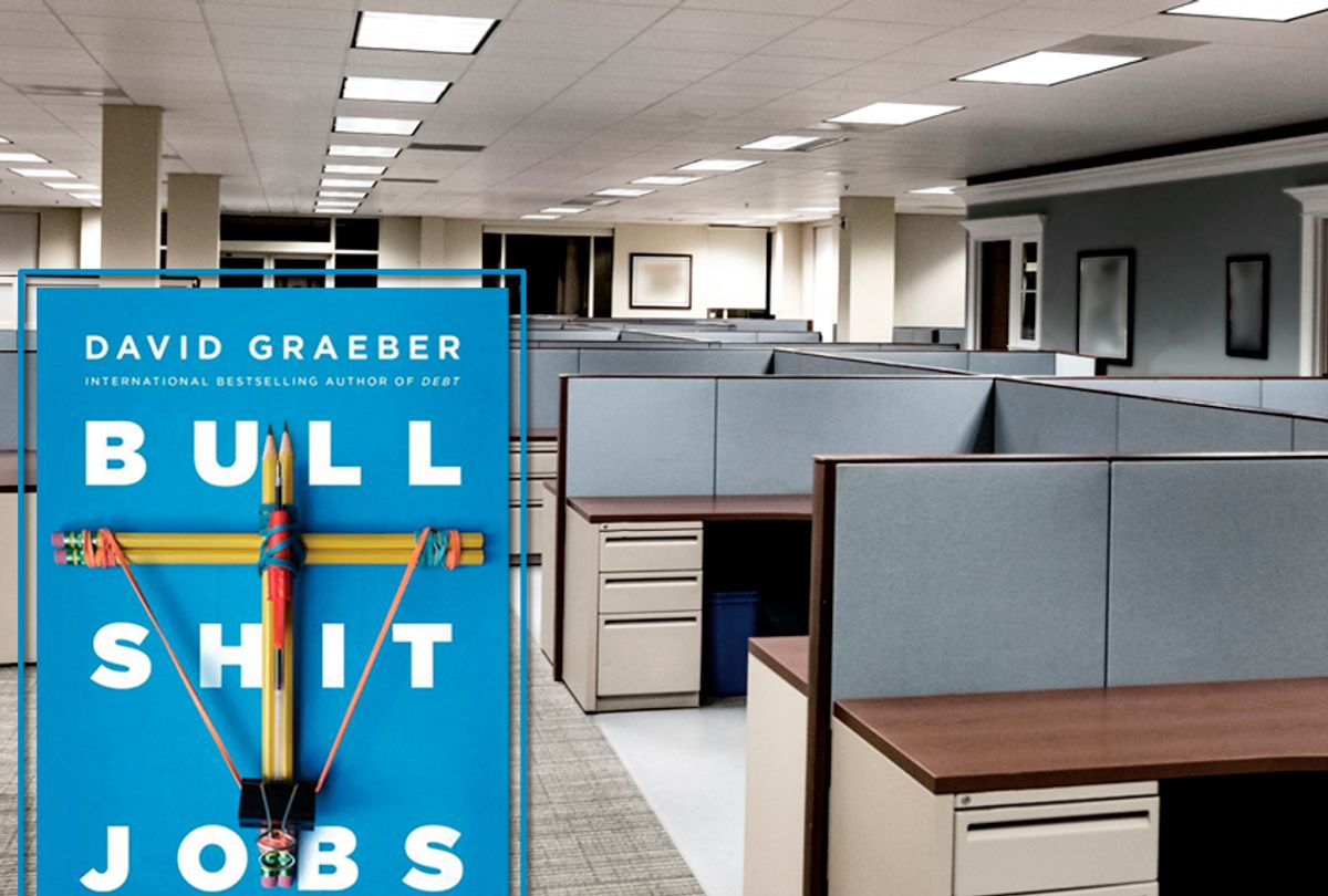 "Bullshit Jobs: A Theory" by David Graeber (Simon & Schuster/Getty/GillTeeShots)