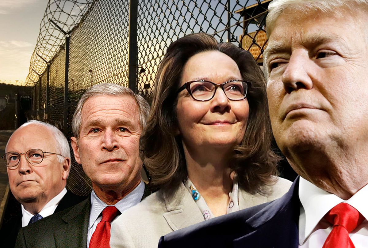 Dick Cheney; George W. Bush; Gina Haspel; Donald Trump (AP/Getty/Salon)
