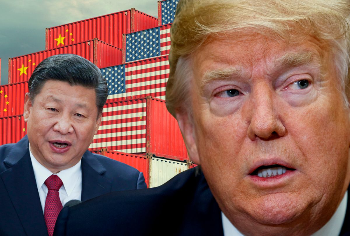 Xi Jinping; Donald Trump (AP/Getty/Salon)