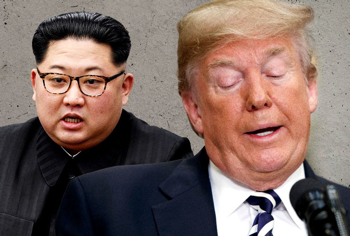 Kim Jong-un; Donald Trump (AP/Getty/Salon)