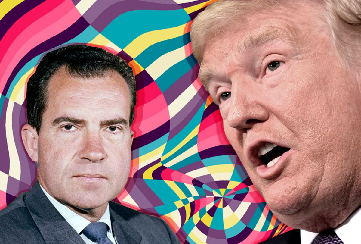 Richard Nixon; Donald Trump (AP/Getty/Salon)