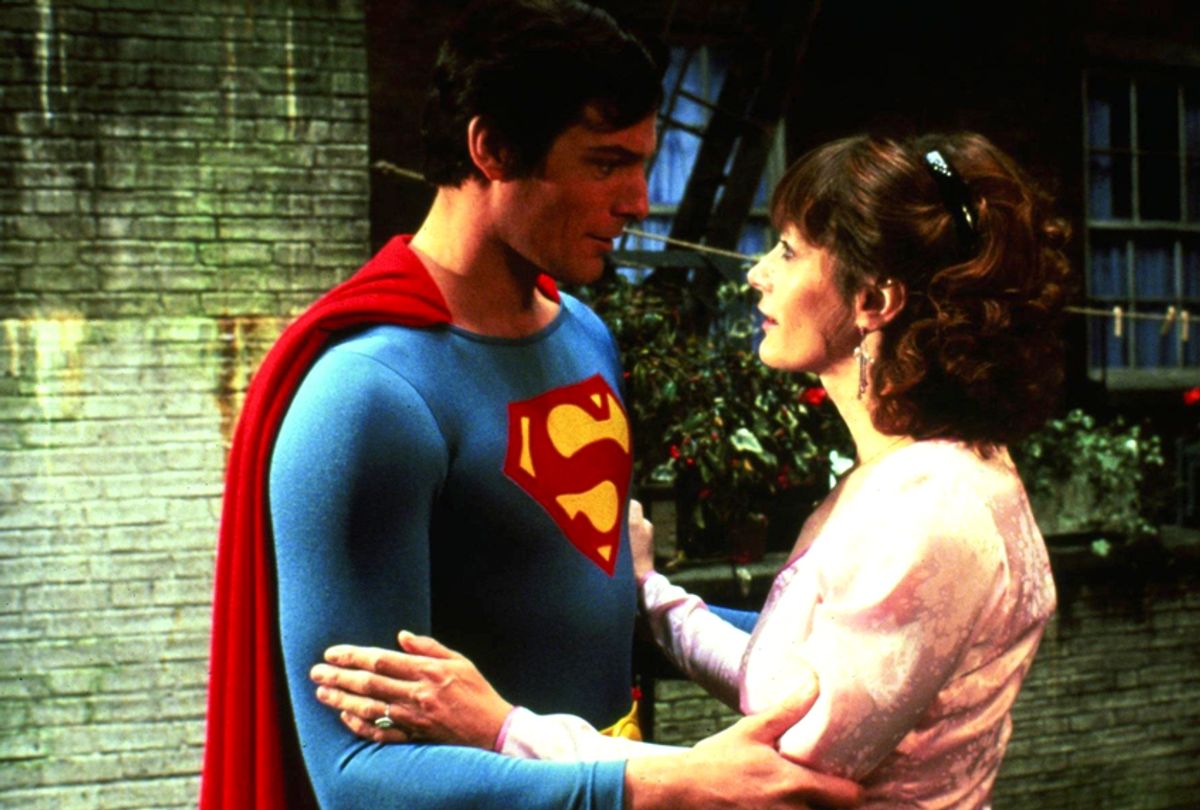 Christopher Reeve and Margot Kidder in "Superman IV: The Quest for Peace" (Warner Bros.)