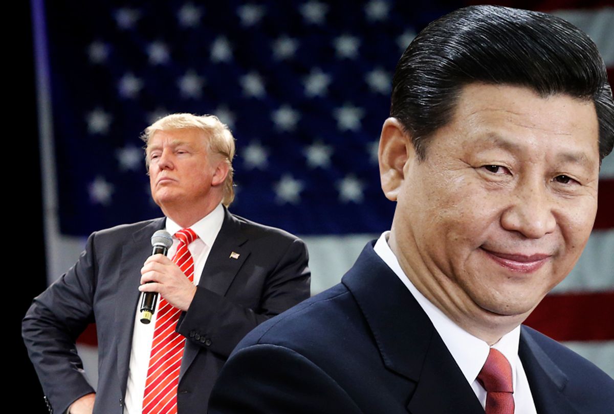 Donald Trump; Xi Jinping (Getty/Photo montage by Salon)